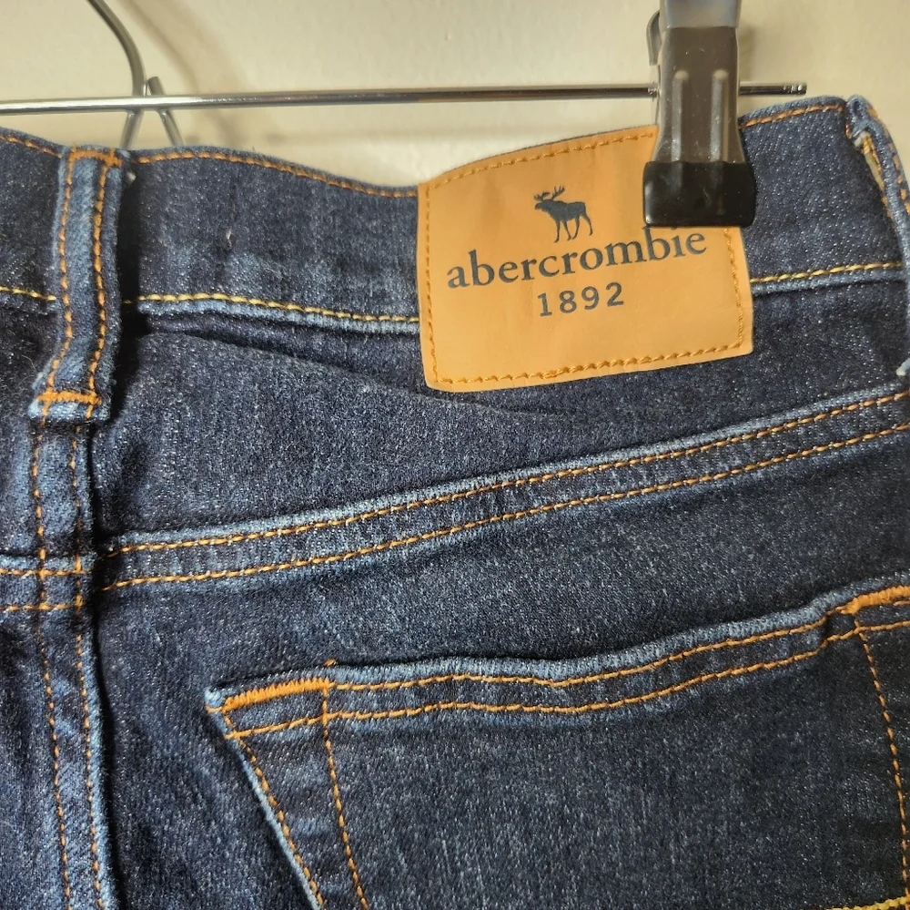 Abercrombie Kids Straight Leg Blue Jeans Size 9 10 Boys - Picture 5 of 6
